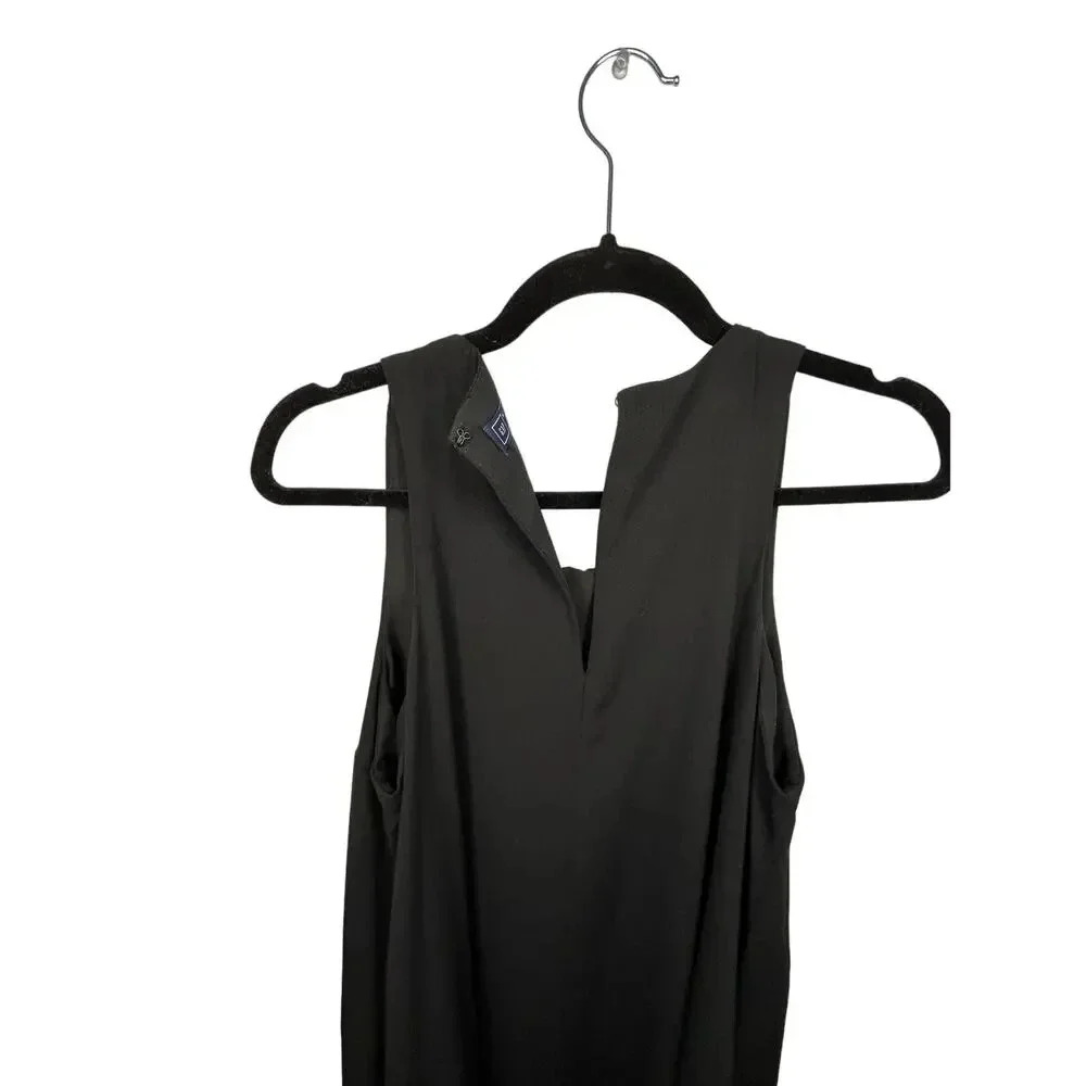 Gap Sleeveless Shift Dress Black Size Medium Office Suit Knee Length Career Work - Picture 3 of 7